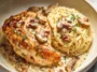 Delicious Chicken Riesling Plated Elegantly