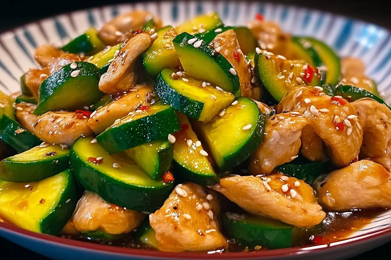 Chicken Zucchini Stir Fry 