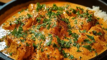 Cowboy Butter Chicken Plated Beautifully