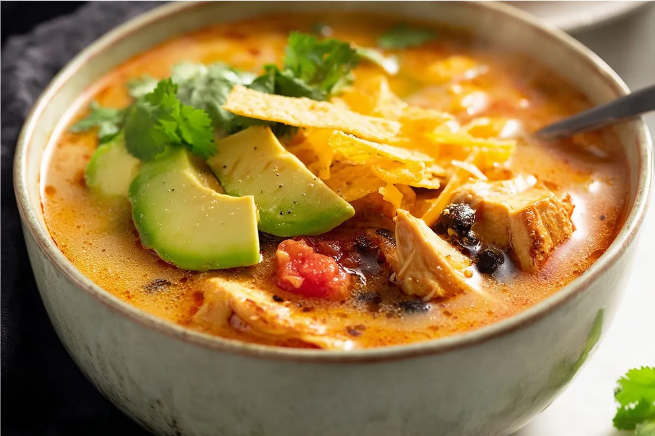 Creamy Chicken Tortilla Soup That Will Warm Your Soul 4 Creamy Chicken Tortilla Soup