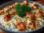Creamy Garlic Chicken Rice Bowls Ready to Serve