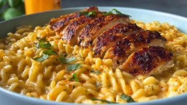 Delicious Creamy Garlic Parmesan Chicken Ramen