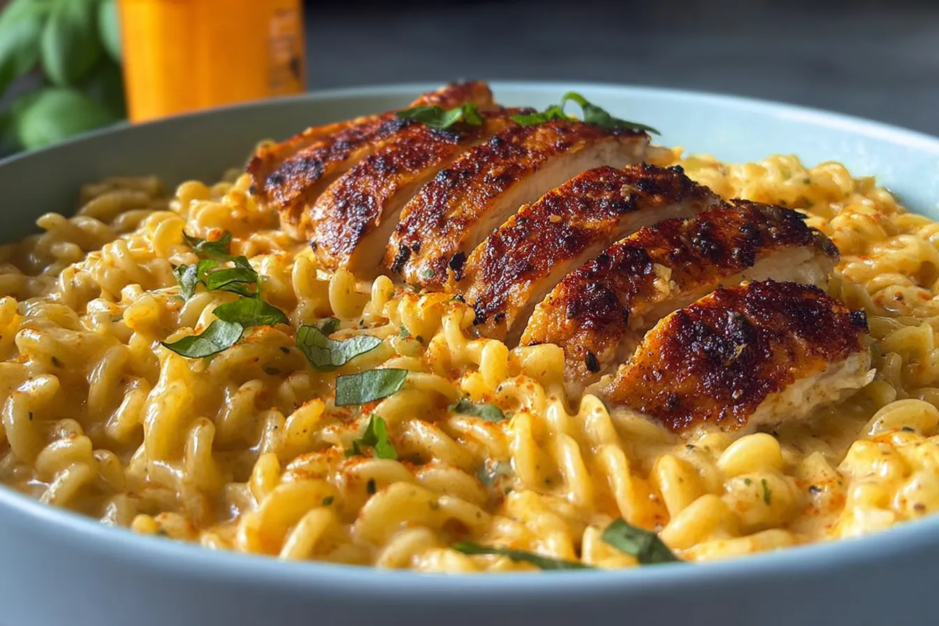 Delicious Creamy Garlic Parmesan Chicken Ramen