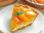 Delicious Creamy Peach Pie Ready to Serve