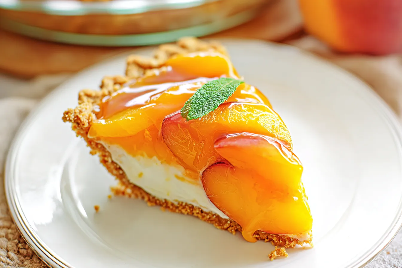 Creamy Peach Pie That Will Sweeten Your Day 4 Creamy Peach Pie