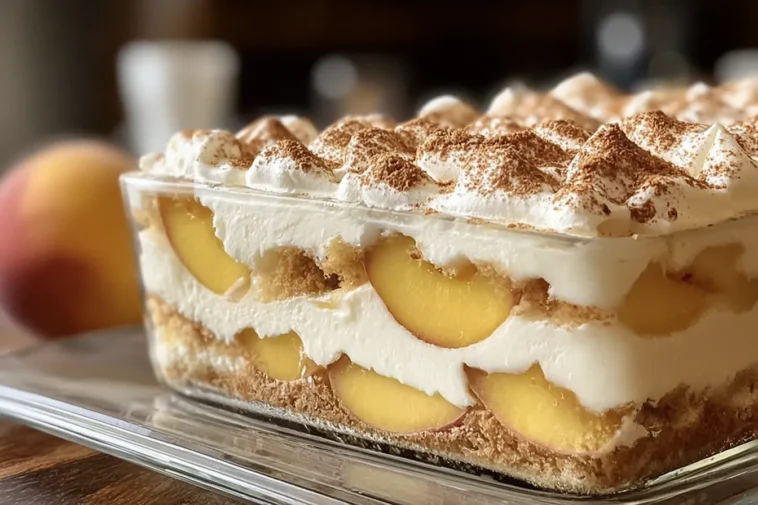 Creamy Peach Tiramisu to Brighten Your Summer Days 3 Delicious Creamy Peach Tiramisu for Summer