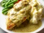 Creamy Pesto Chicken on a Plate