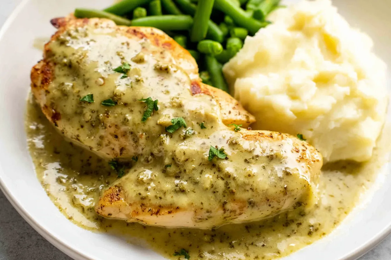 Creamy Pesto Chicken: A Delightful Dinner Idea Under 60 4 Creamy Pesto Chicken