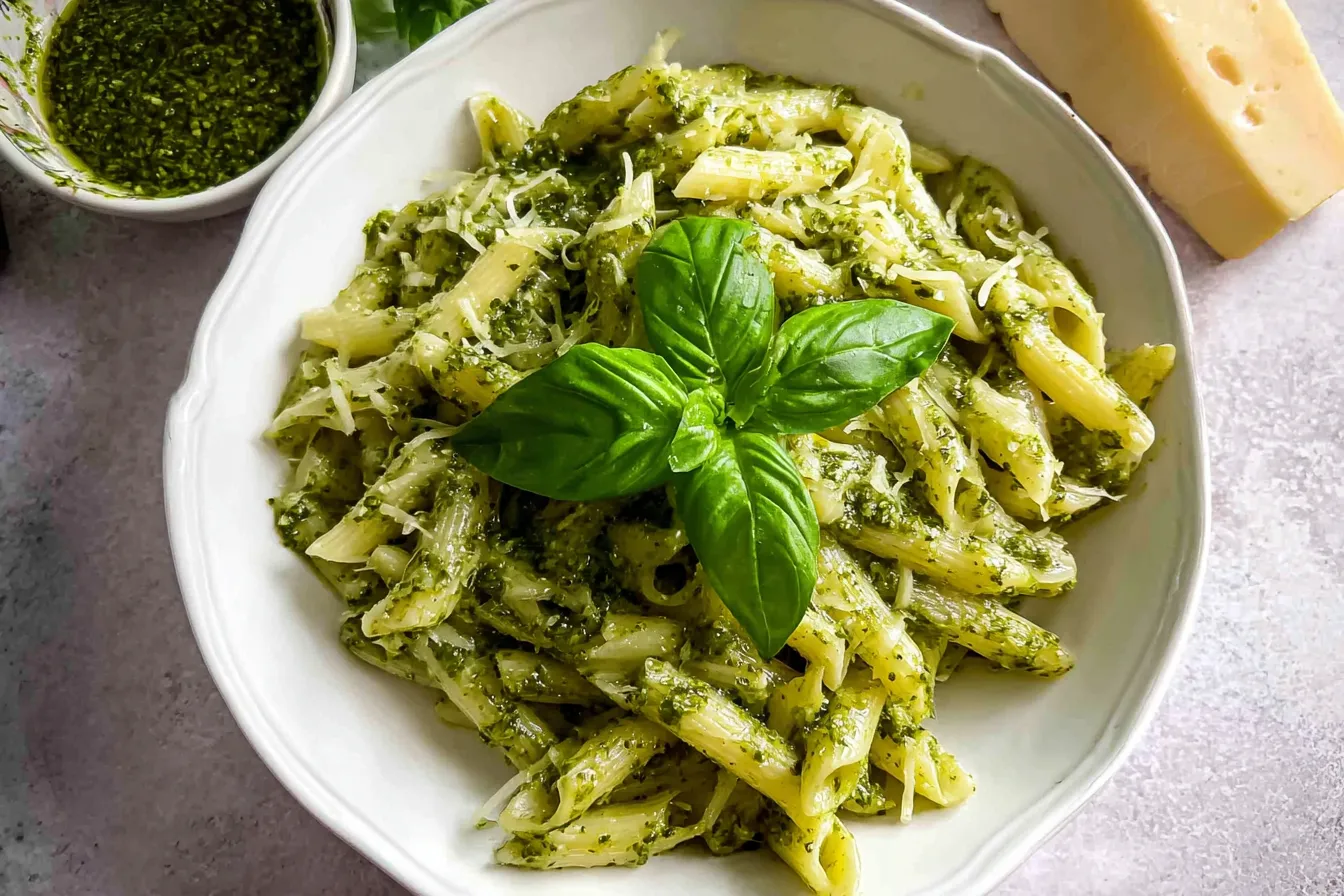 Creamy Pesto Pasta Freshly Made in 30 Minutes