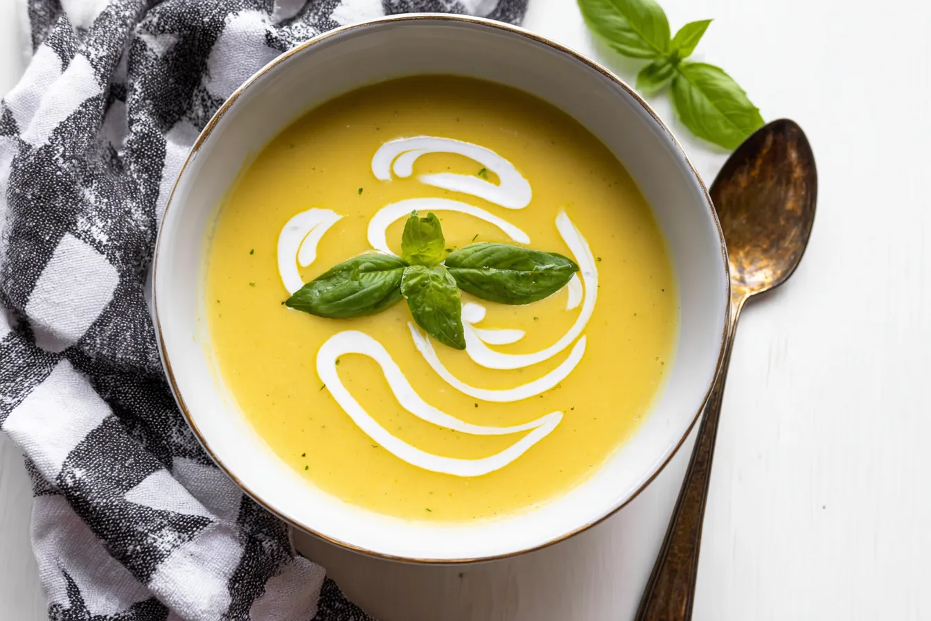 Creamy Summer Squash Soup 