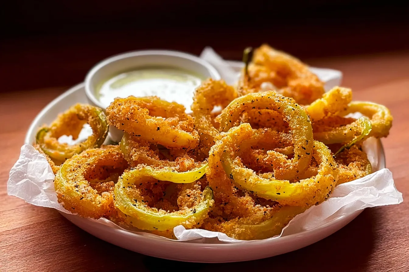 Crispy Fried Banana Peppers Ready to Devour