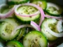 Refreshing Cucumber and Onions in Vinegar