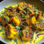Curry-Spiced Patty Pan Squash - Creamy Coconut Delight