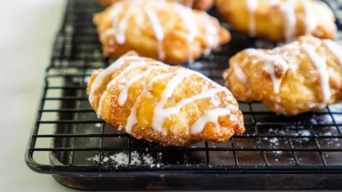 Delicious Fresh Peach Fritters Ready to Enjoy