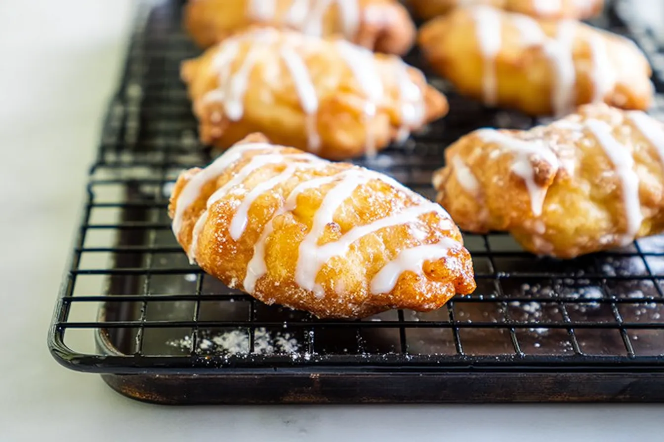 Delicious Fresh Peach Fritters Ready to Enjoy