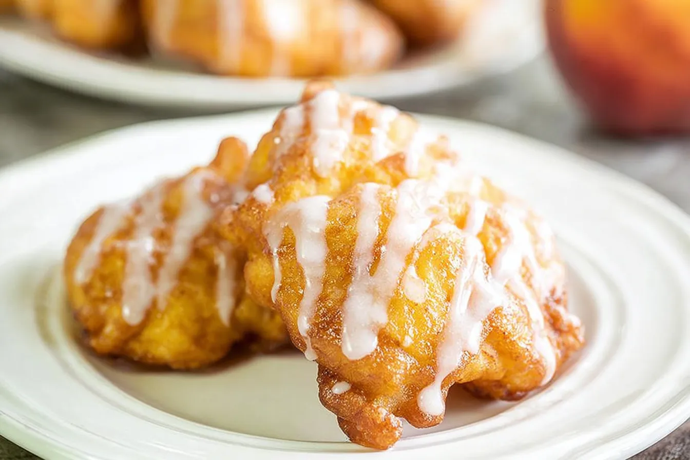 Delicious Fresh Peach Fritters 