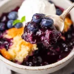 Delicious Easy Blueberry Cobbler Fresh Out of the Oven