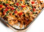 Easy Chicken Burrito Casserole Ready to Serve