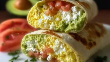 Easy High-Protein Breakfast Wrap with Cottage Cheese & Avocado