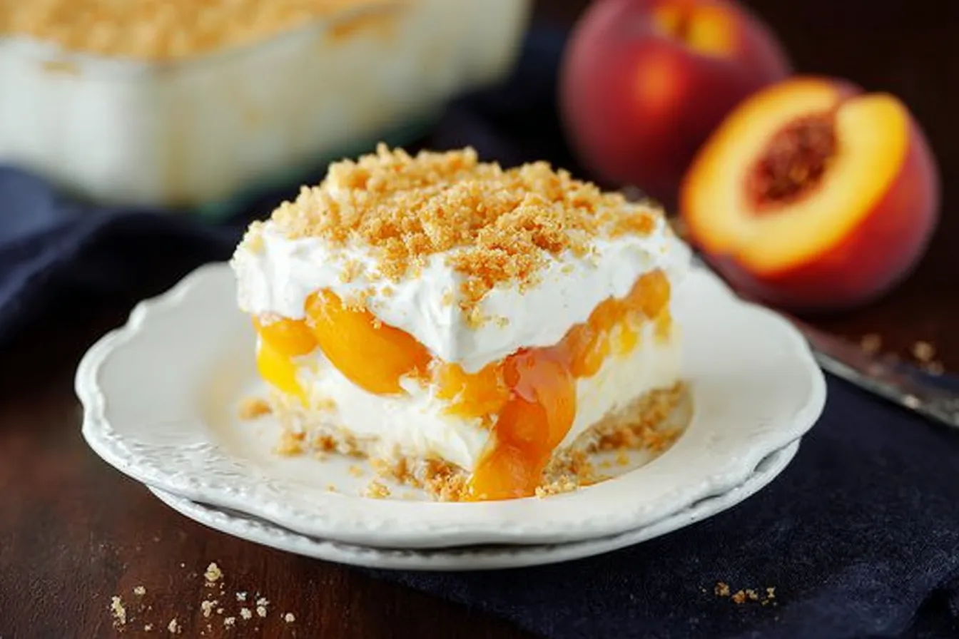No-Bake Peach Yum Yum: A Delicious Summer Dessert