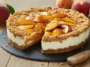 Delicious Easy Peach Cobbler Cheesecake Slice