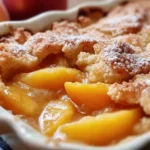 Delicious Easy Peach Cobbler with Canned Peaches