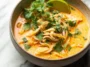 Easy Thai Chicken Curry Soup in a Bowl