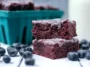 Glazed Blueberry Brownies (All-Natural) Freshly Baked