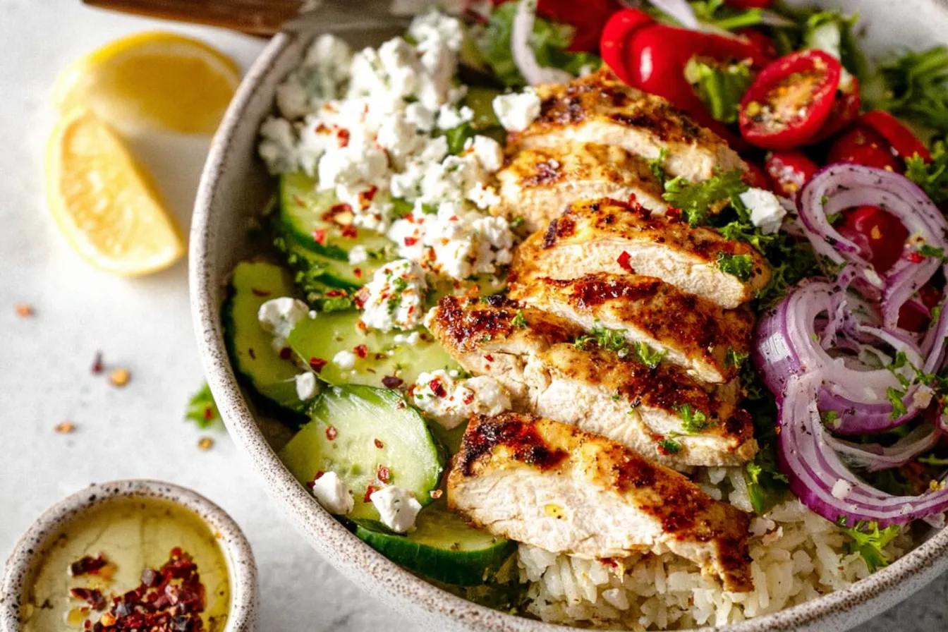 Greek Chicken Bowls 
