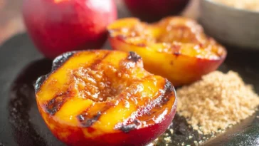 Grilled Peaches with Cinnamon and Brown Sugar Recipe
