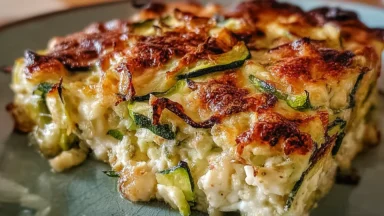 Guilt-Free Zucchini Bake Fresh Out of the Oven