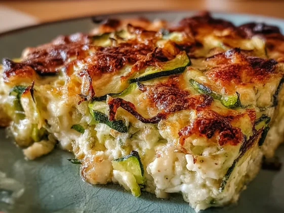 Guilt-Free Zucchini Bake Fresh Out of the Oven