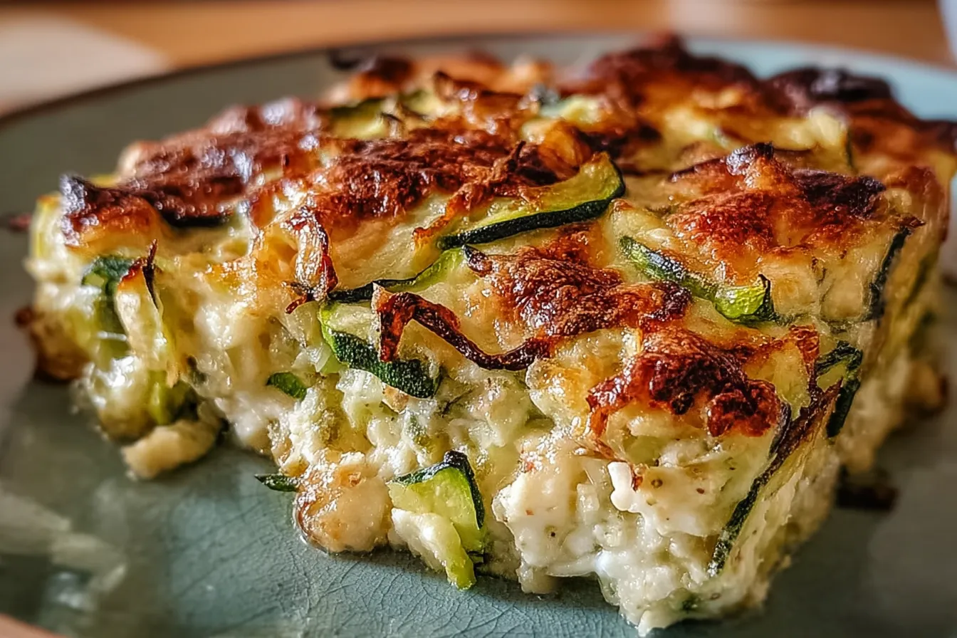 Guilt-Free Zucchini Bake Fresh Out of the Oven