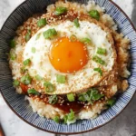 Delicious Gyeran Bap (Korean Egg Rice) Served in a Bowl