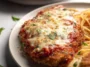 Healthy Baked Chicken Parmesan Plated