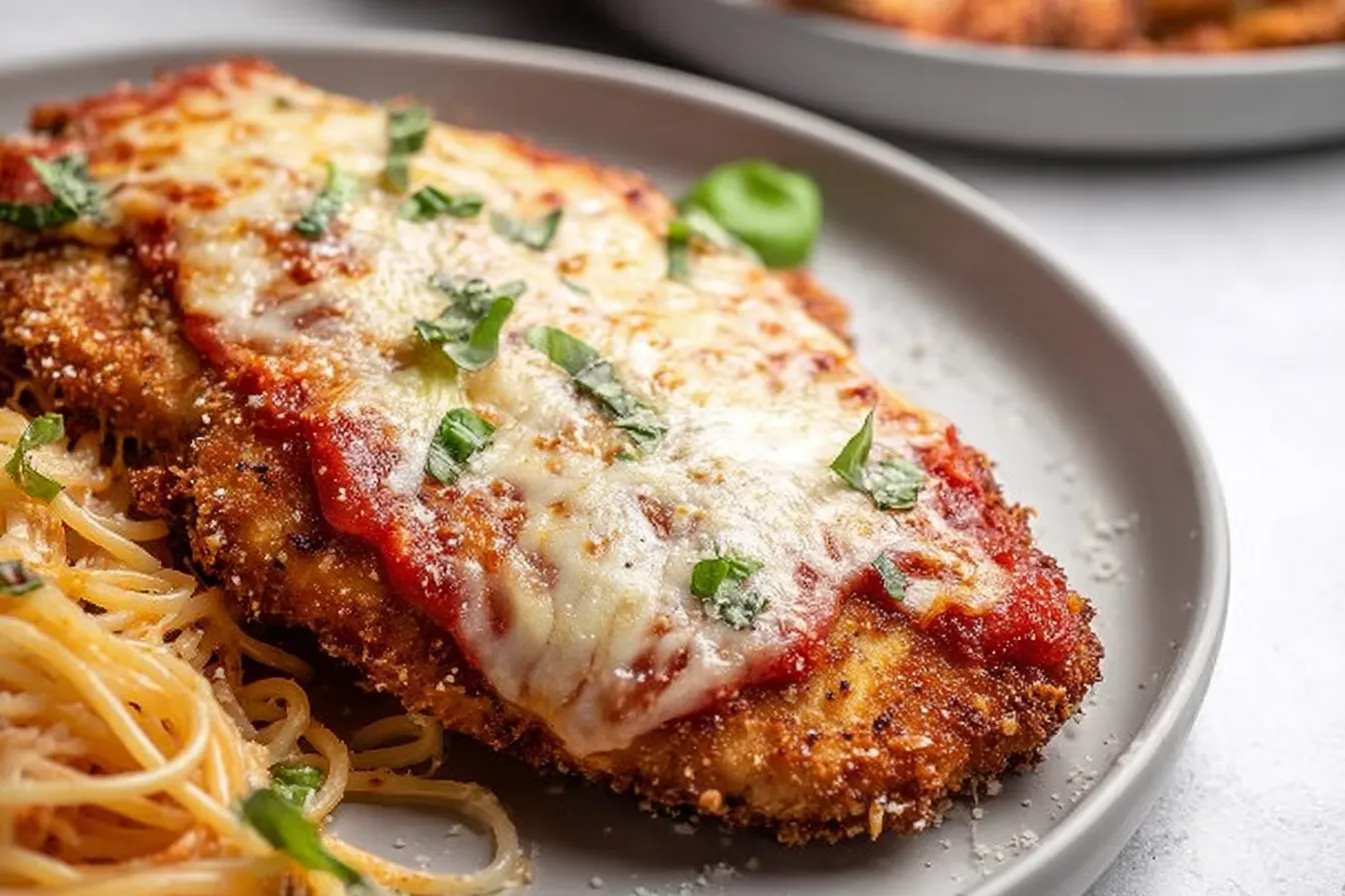 Healthy Baked Chicken Parmesan 