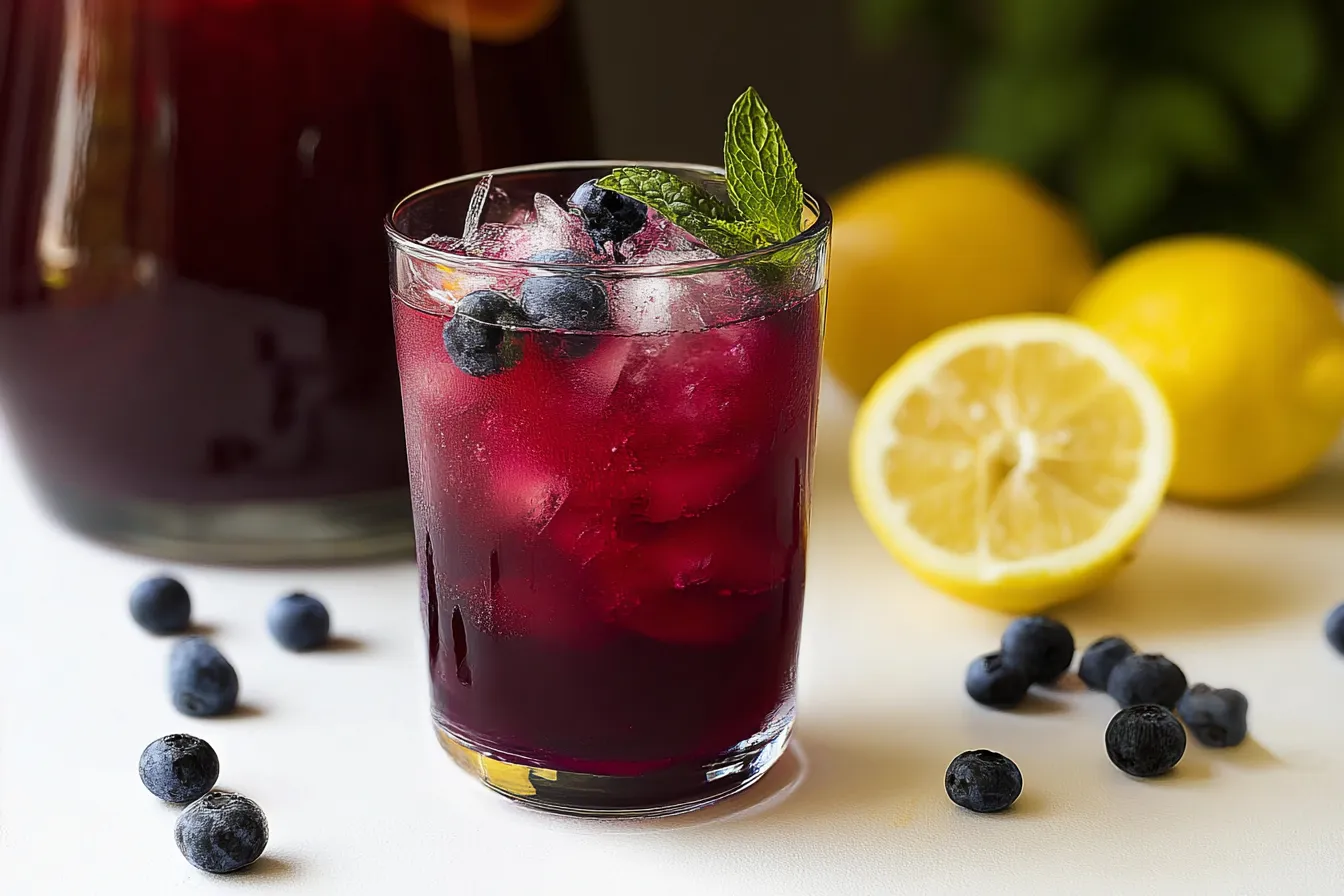 Homemade Blueberry Lemonade Recipe 