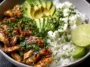 Honey Lime Chicken & Avocado Rice Bowl – Healthy Dinner Idea