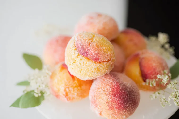 Italian Peach Cookies Freshly Baked
