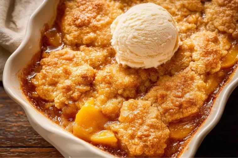 Delicious Joanna Gaines Peach Cobbler Fresh Out of the Oven