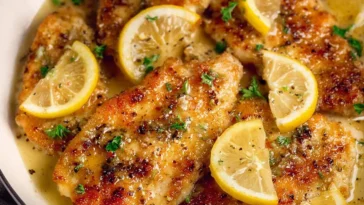 Lemon Chicken with Lemon Butter Sauce