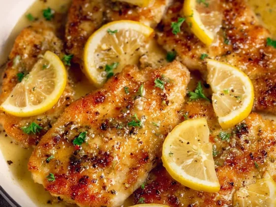 Lemon Chicken with Lemon Butter Sauce