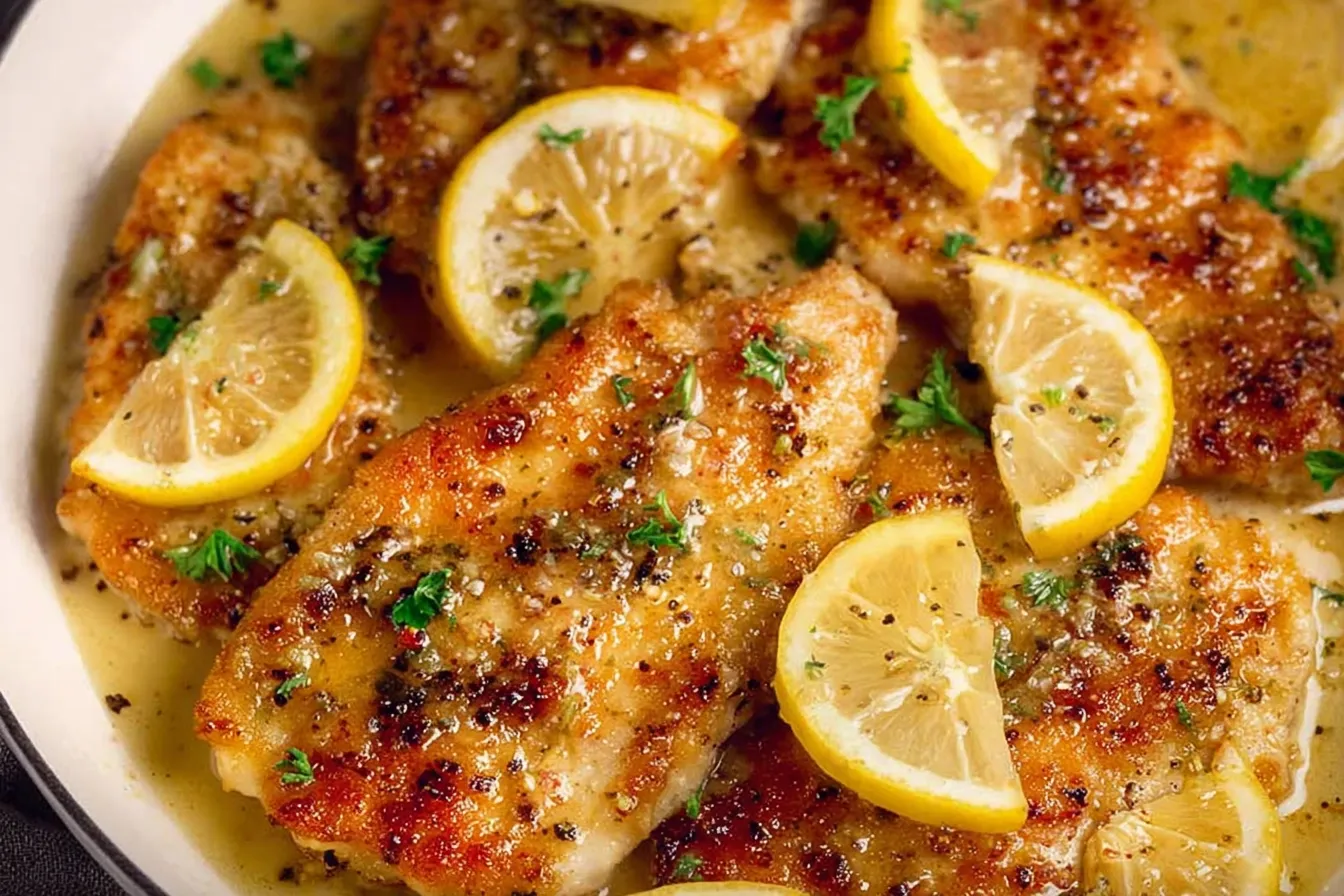 Lemon Chicken with Lemon Butter Sauce