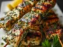 Lemon Herb Marinated Chicken Skewers on the Grill