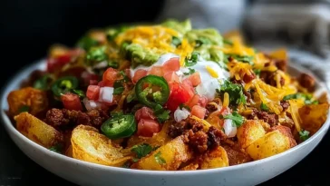 Loaded Potato Taco Bowl - A Flavorful Feast