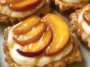 Mini Peach and Cream Cheese Tarts Ready to Serve