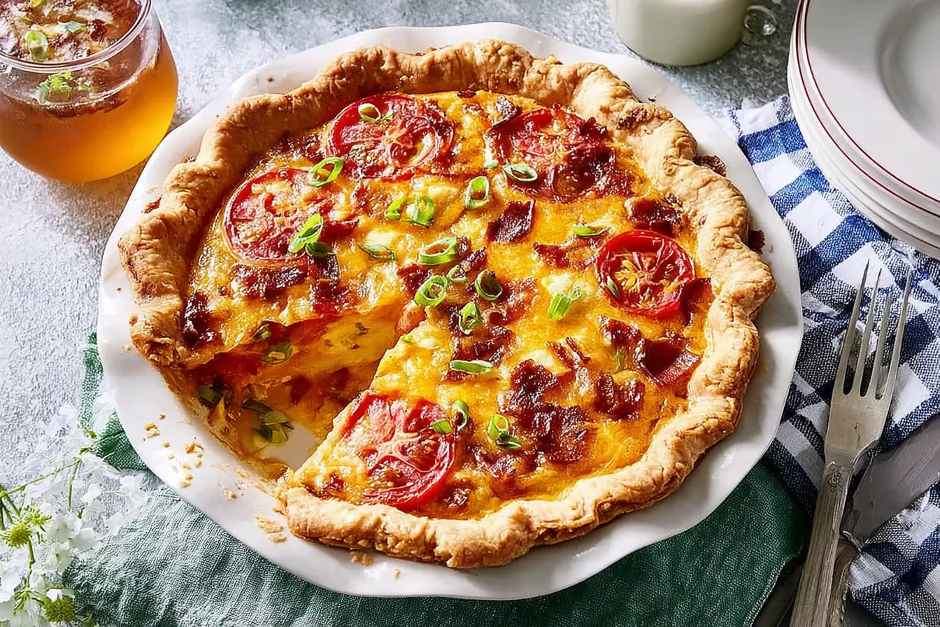Delicious 2-Step Tomato Pie for Summer