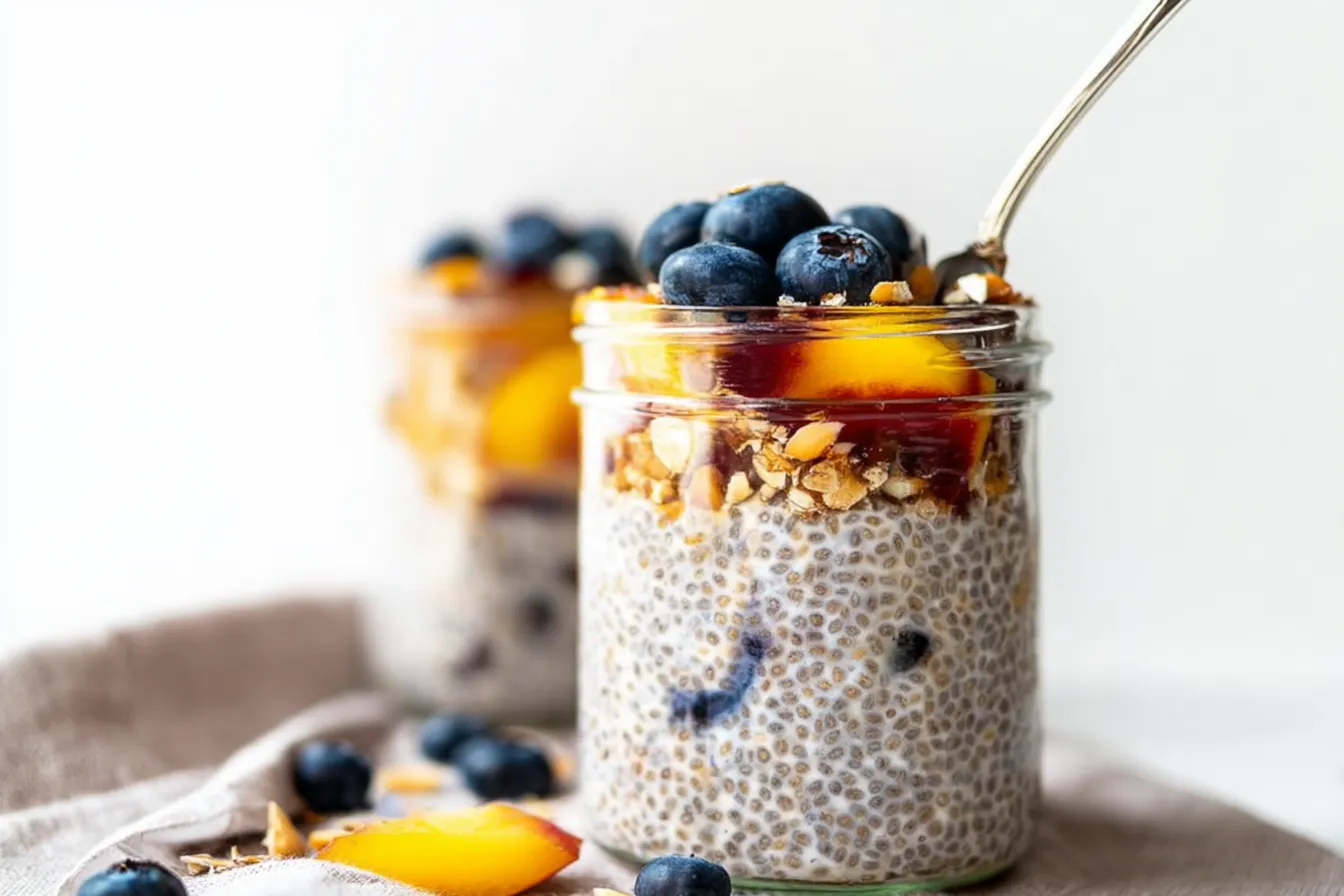 Nectarine and Blueberry Chia Pudding: A Healthy Delight 4 Nectarine and Blueberry Chia Pudding