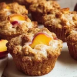 Delicious Nectarine Muffins Freshly Baked