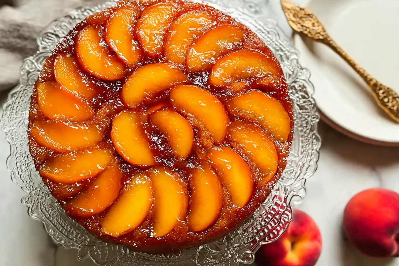 Nectarine Upside-Down Cake 